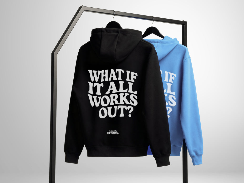 WHAT IF HOODIE MIDNIGHT BLACK